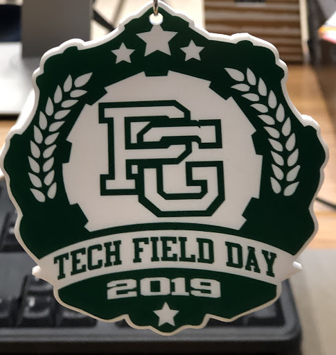 3D printed PG Tech Field Day 2019.